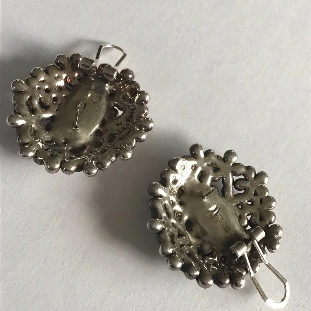 Israel Artisan Sterling Silver fabulous pair